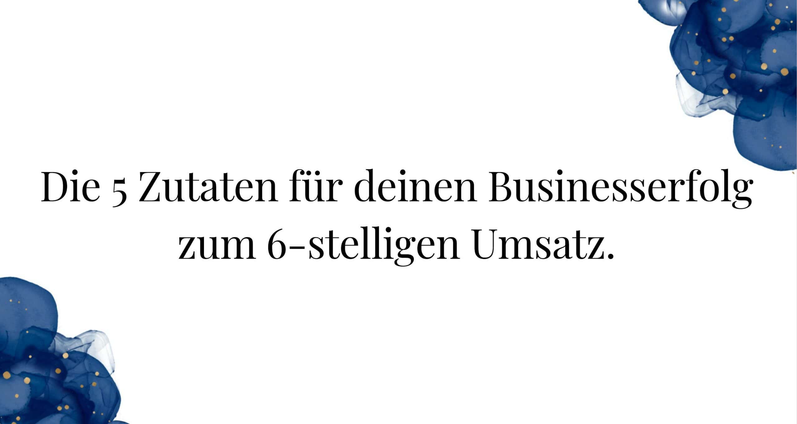 Tumb Training 5 Zutaten
